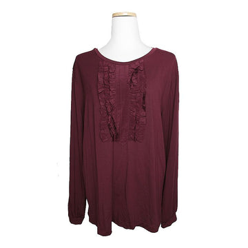Other Brand Emma Gaia Burgundy Top 77 130051034