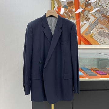 DIOR ダブルブレストスーツ ネイビー 48 130085783