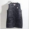 Moncler Women's Down Vest Hooded Jacket Navy MEUDON K10931C00001598B8 778 130099553 [P]