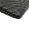 Saint Laurent Black Matelassé Monogram Document Holder Strap Clutch 440222 130131134 [P]