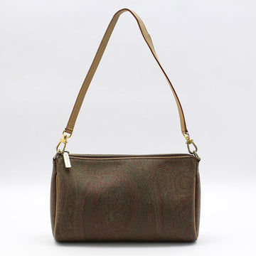 ETRO 2478 ペイズリー キャンバス ゴールド金具 ショルダーバッグ 130142976
