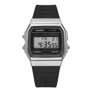 CASIO F-91WM-7ADF ユニセックス ウレタン腕時計 55078422