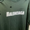 Balenciaga Caps Destroyed Short Sleeve T-Shirt (XS) 130226954 [P]