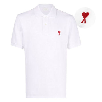 AMI Heart Small Logo Polo Shirt BFHPL001 760 100 158875871 [P]