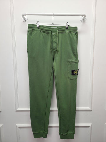 STONE ISLAND 23FW カーキ キモワッペン ロゴ トレーニング ジョガーパンツ 130270630