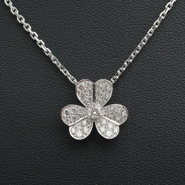 VAN CLEEF & ARPELS プリボール スモール ホワイトゴールド ダイヤ ネックレス 130304215