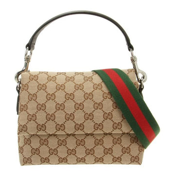 Gucci Small GG Crossbody Bag with Web Detail stamp: 821617 FAEHA 9794 130341776