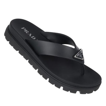 PRADA 3LKK F0002 三角ロゴ ラバー トング サンダル 130344564