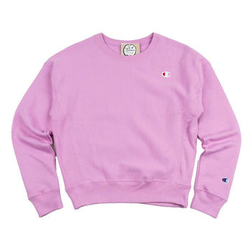 CHAMPION リバースウィーブ C スモールロゴ ウィメンズ クルーネック ペーパーオーキッド 118695526