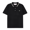 Valentino Logo Patch Polo Short Sleeve T-Shirt 6V3MH01K AQK 0NO 130344609 [P]