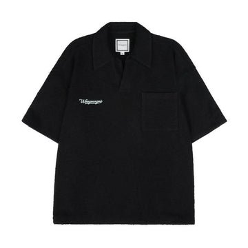 Wooyoungmi Black Mini Pocket Short Sleeve T-Shirt 130344637