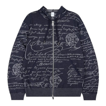 Berluti Classic Scrito Zip-Up Hoodie 28F R28KZL01001 130344987