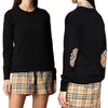 BURBERRY エルボーパッチ ウィメンズ ウール ニット 8075008 1 130345001 [P]