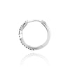 Pandora Sparkling Wave Hoop Silver Earrings 292545C01 71704871 [P]