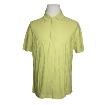 Salvatore Ferragamo Neon Green Men’s Pique Shirt 90 130491531