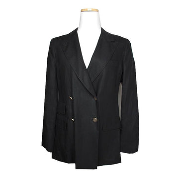 MAXMARA ブラックリネンジャケット 55 130504589