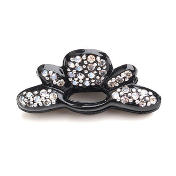 OTHER BRAND Claris Mini Haarclip aus schwarzem Kristall 130626743