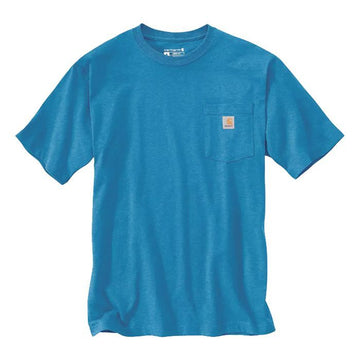 CARHARTT ポケット半袖Tシャツ マリンブルーヘザー SKU: K87-H72 117649432 [P]