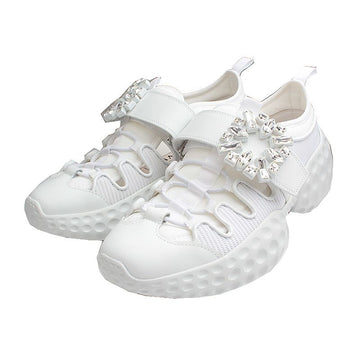ROGER VIVIER Weiße Kristall Sneaker 36 130632063