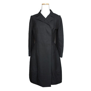 MARNI ブラックシルクフロックコート 44 130636414