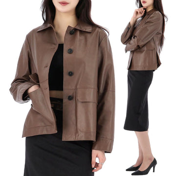 MAXMARA KAYA Einzel-Lederjacke 25SS 001 130679901