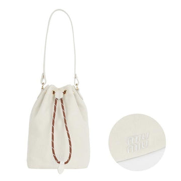 MIU MIU Gabardine Pouch Bucket Bag 5NR038 2IA7 F0C42 129265562
