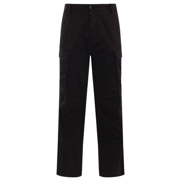 CP COMPANY CP 25SS Lens Wappen Loose Fit Cargo-Hose Schwarz 18CMPA166A 005694G 999 130764412