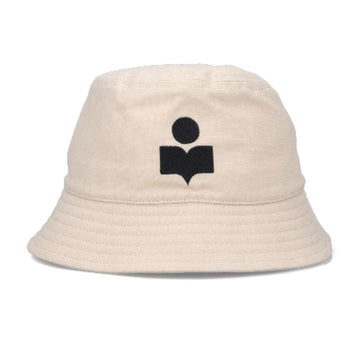 ISABEL MARANT Bucket Hat mit Logo-Stickerei ecru schwarz 159666530 [P]