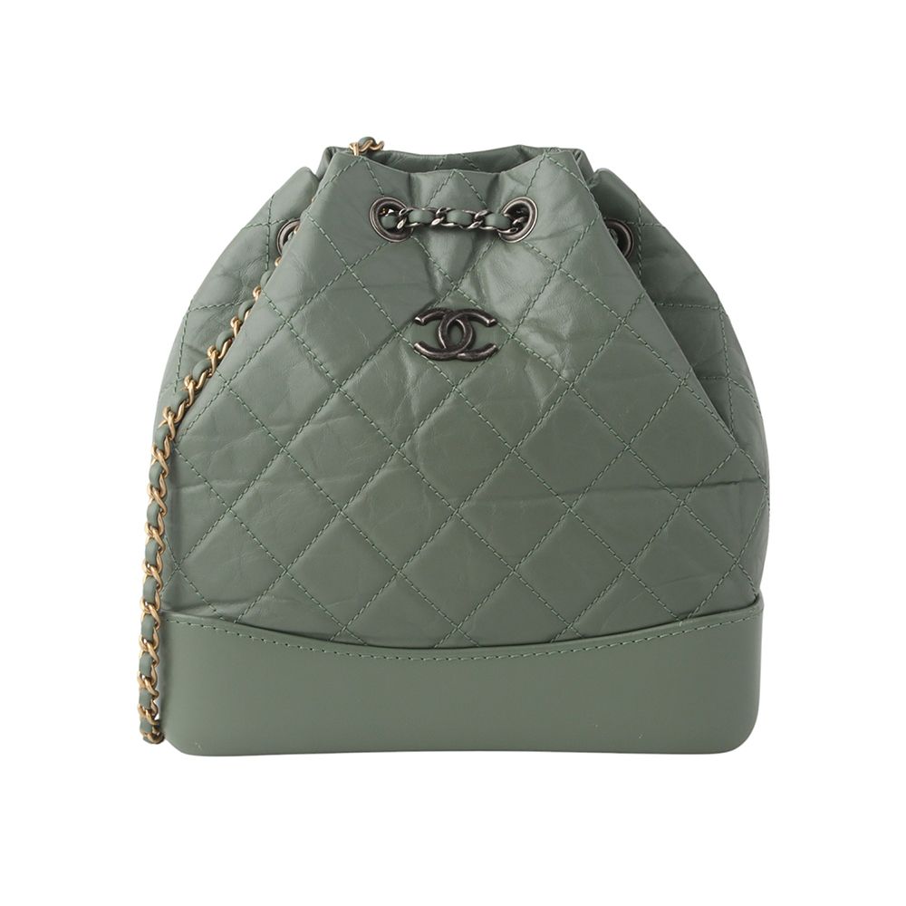 CHANEL A94485 Mint Color Limited Edition Gabrielle Backpack Small