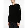 Stone Island Black Crew Neck Sweat Knit 130822621 [P]