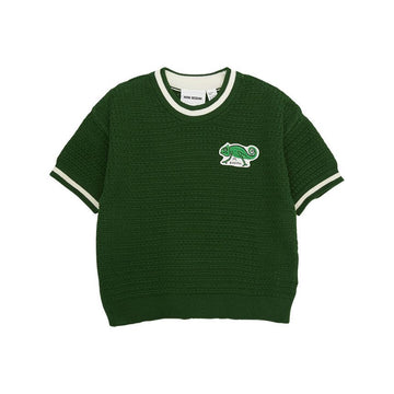 MINI RODINI キッズ 半袖 ニット 2521014675 130845336