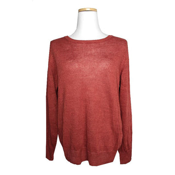 MAXMARA Sブリックリネンニットトップス 44 55 130971421