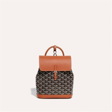 GOYARD Alpenglow Mini Rucksack Schwarz Tan stamp: ALPIN2MINTY01CL03P 131061963