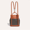 GOYARD Mini-Rucksack Schwarz Tan ALPIN2MINTY01CL03P 131061963 [P]