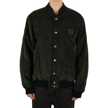 Maison Kitsune Foxhead Corduroy Teddy Jacket 116926421
