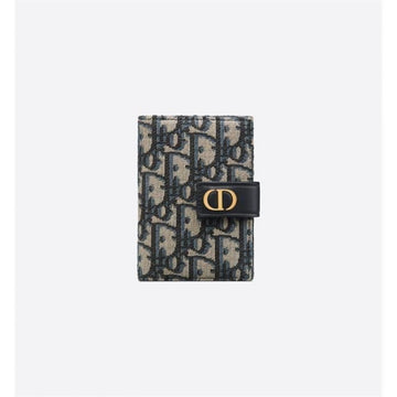 Dior 30 Montaigne Dandelion Card Holder Blue 131203724 [P]