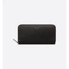 DIOR Reißverschluss Geldbörse Schwarz Kalbsleder 2ESBC252CDI_H00N 131206429 [P]