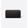 DIOR Reißverschluss Geldbörse Schwarz Kalbsleder 2ESBC252CDI_H00N 131206429 [P]