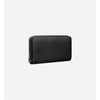 DIOR Reißverschluss Geldbörse Schwarz Kalbsleder 2ESBC252CDI_H00N 131206429 [P]