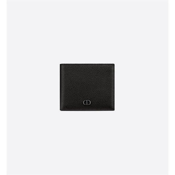 Dior Compact Vertical Wallet Black Grain 2ESBC027CDI_H00N 131206614 [P]