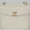 CHANEL CC-Logo Klappbox Ketten Schultertasche AS2877 130601738 [P]