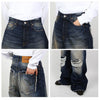 vetements Distressed Wide Denim 66538657 [P]