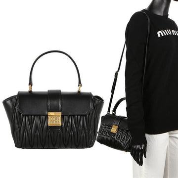 Miu Miu Matelassé Nappa Shoulder Bag 5BA272 N88 F0002 VOOO 64869361 [P]