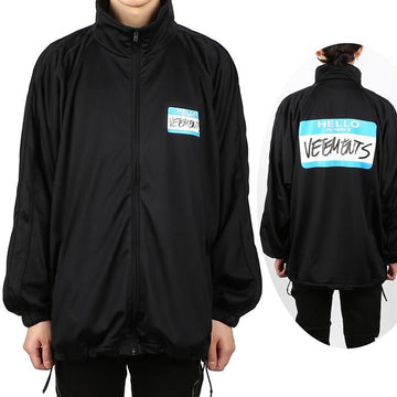 vetements UE63JA401B BLACK Jersey Jacket 64553980