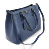 PRADA 1BA874 blaue Saffiano-Luxus mit goldfarbenem Dreieckslogo 2WAY 131248756 [P]