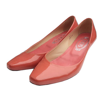 TODS コーラルフェイクレザー フラットシューズ 37 131249340