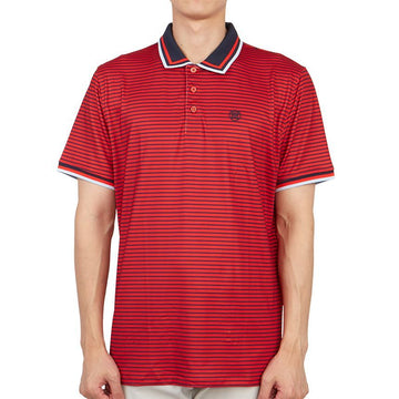 GFORE Men's Polo Short Sleeve Golf Shirt G4MS23K061A POPPY 54371625