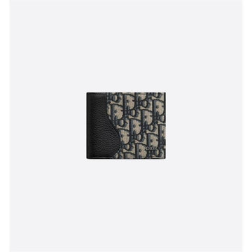 DIOR サドル二つ折り財布 ベージュ ブラック 2ADBH076YKS_H05E 131296713 [P]