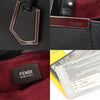 Fendi 8BH250 Black Leather Tour Jure Medium 2WAY 131336247 [P]