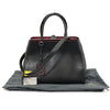 Fendi 8BH250 Black Leather Tour Jure Medium 2WAY 131336247 [P]